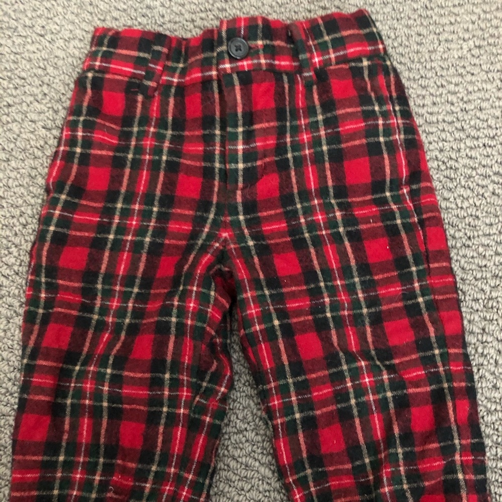 LAST CHANCE Plaid holiday pants (Janie & Jack)